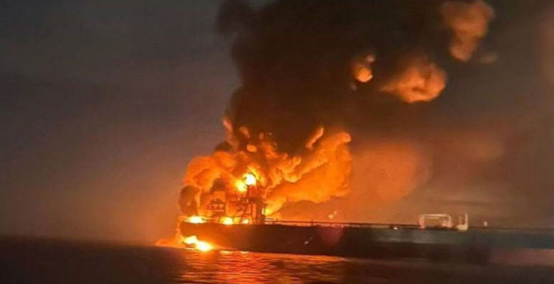 হরমুজ প্রণালিতে তেলবাহী ট্যাংকারে ড্রোন হামলা