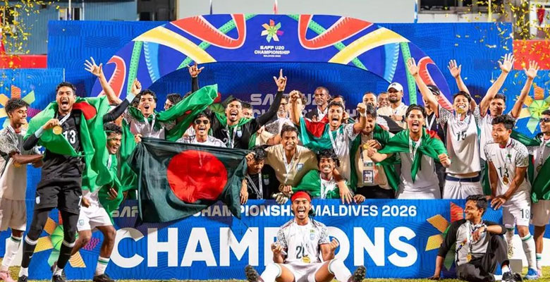 সাফজয়ী বাংলাদেশ দলের সংবর্ধনা হাতিরঝিলে