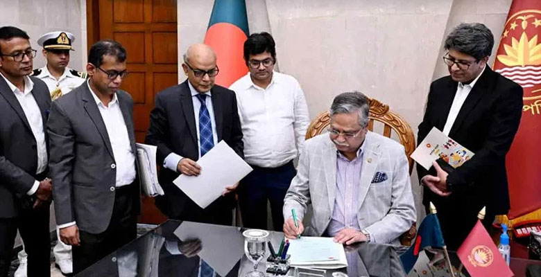 প্রস্তাবিত বাজেটের অর্থবিলে রাষ্ট্রপতির স্বাক্ষর